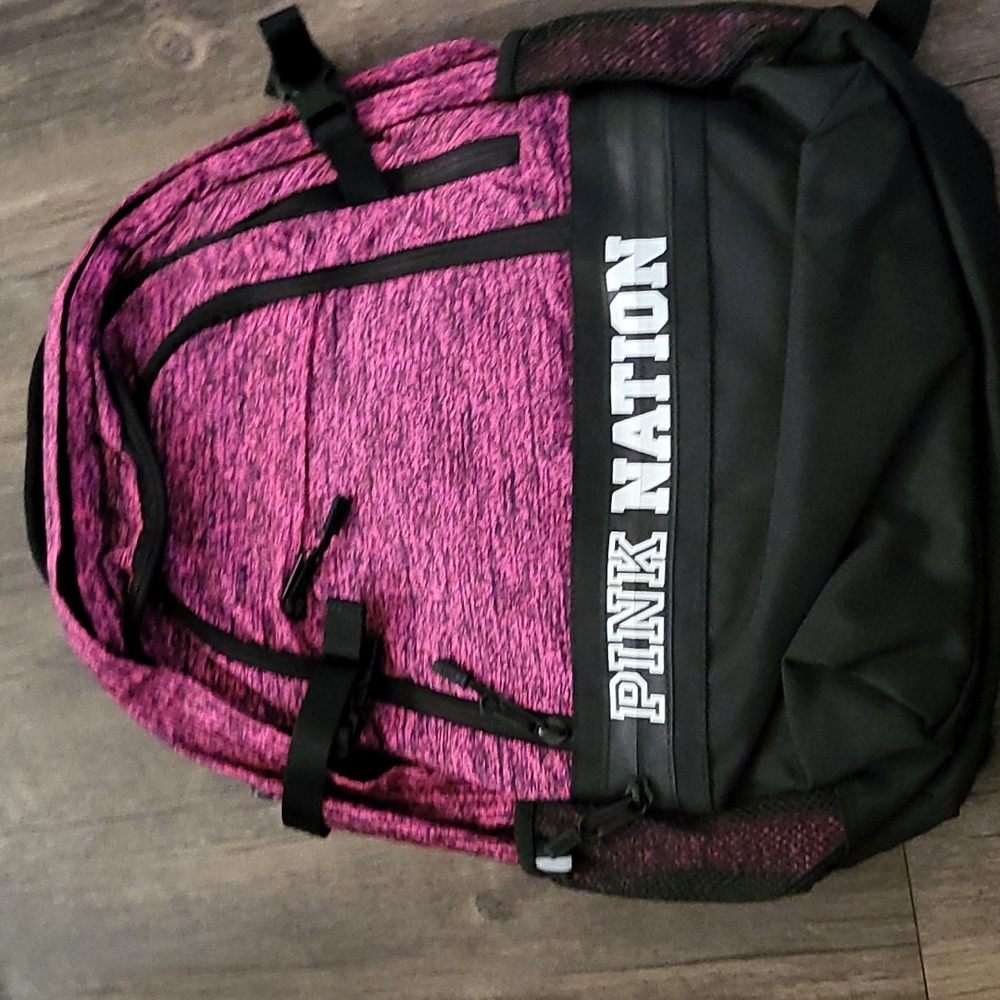 Pink back pack